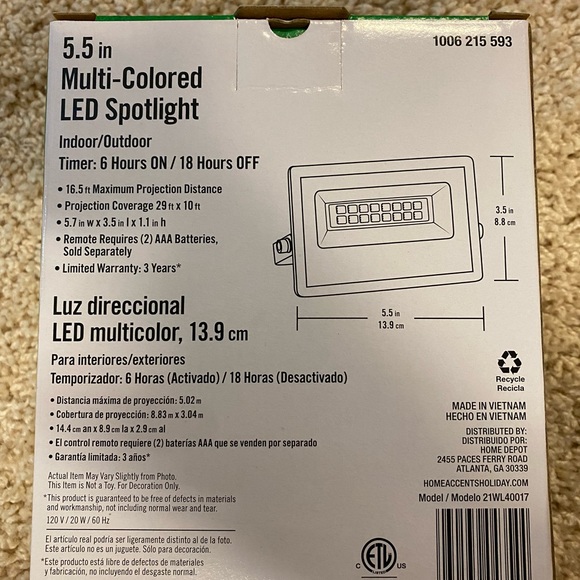 LED Christmas Spotlight - Picture 3 of 5